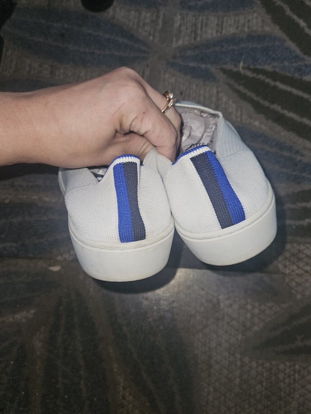 White Rothys Slip Ons - Picture 3 of 5
